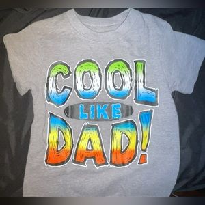 Cool like dad boys t shirt